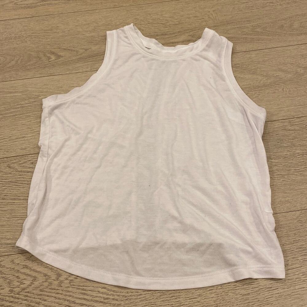Old Navy Womens Active White Muscle tank womens mesh